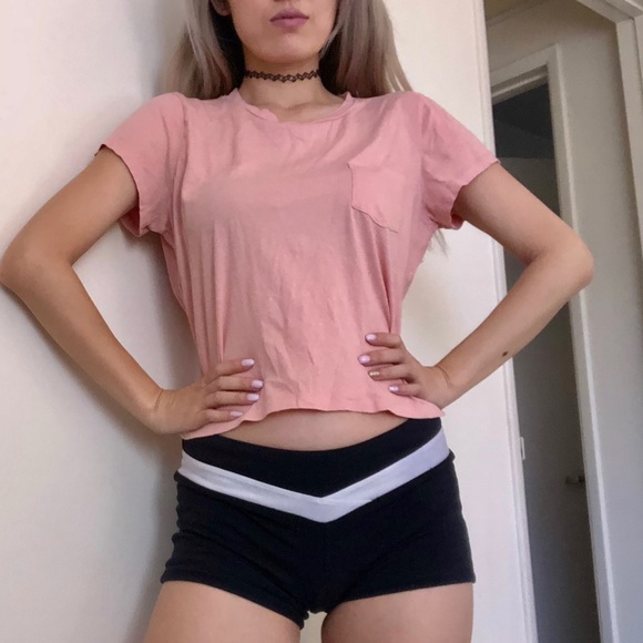 Madewell Tops - 👀Madewell Single Pocket T shirt millennial pink